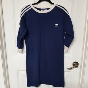 Adidas shirt dress with 3/4 sleeves size XL